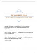 CIPS L4M1 LO3 EXAM WITH GUARANTEED ACCURATE ANSWERS |VERIFIED