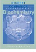 Biochemistry 4th Edition by Donald Voet - Test Bank 100% COMPLETE QUESTIONS AND ANSWERS, study guide