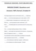 WIS2552 EXAM 2 Questions and Answers 100% Solved | Graded A+