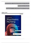 TEST BANK For Keltners Psychiatric Nursing, 9th Edition By Debbie Steele, Verified Chapters 1 - 36, Complete Newest Version