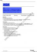 AQA-7711-2-ENGLISH LITERATURE A QUESTION PAPER 2:Love through the ages: Prose-AS LEVEL-May24