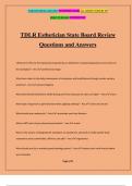 TDLR Esthetician State Board Review Questions and Answers