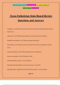 Texas Esthetician State Board Review Questions and Answers