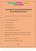 Lewis Chapter 63: Musculoskeletal Problems Exam Practice Questions and Answers