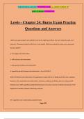 Lewis - Chapter 24: Burns Exam Practice Questions and Answers