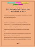 Lewis Med-Surg Test-Bank! Chapter 45 Exam Practice Questions and Answers