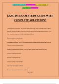 EXSC 191 EXAM STUDY GUIDE WITH COMPLETE SOLUTUIONS