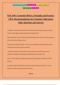 FSE 1150- Cremation History, Principles and Practice- CH 6- Recommendations for Crematory Operations Study Questions and Answers