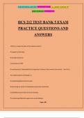 HCS 212 TEST BANK 5 EXAM PRACTICE QUESTIONS AND ANSWERS