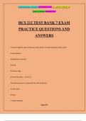 HCS 212 TEST BANK 7 EXAM PRACTICE QUESTIONS AND ANSWERS