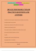 HCS 212 TEST BANK 17 EXAM PRACTICE QUESTIONS AND ANSWERS