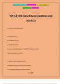 MNGT 482 Final Exam Questions and Answers