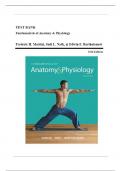 Test Bank - Fundamentals of Anatomy and Physiology, 10th Edition (Martini, 2015