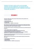 NURS 617 EXAM 2 AND 3 ACTUAL EXAM 2024  NEWEST EXAM COMPLETE ACCURATE EXAM  QUESTIONS WITH DETAILED VERIFIED ANSWERS/  ALREADY GRADED A+