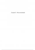 Chapter 9 - Musculoskeletal Summary of the Musculoskeletal chapter | Questions and Verified Answers| 100% Correct Latest Update 2024 / 2025