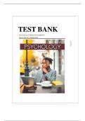 TEST BANK FOR PSYCHOLOGY 13TH EDITION DAVID G. MYERS NATHAN C. DEWALL|| ULTIMATE GUIDE 100% VERIFIED | ISBN:9781319132101 .