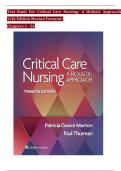 Test Bank For Critical Care Nursing- A Holistic Approach 12th Edition Morton Fontaine Complete A+