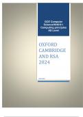 OXFORD CAMBRIDGE AND RSA 2024 GCE  Computer Science  H046/01: Computing principles  AS Level ACTUAL QUESTION PAPER AND MERGED MARKING SCHEME 2024