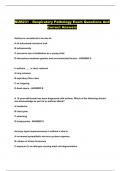 NUR231 - Respiratory Pathology Exam Questions And Correct Answers