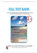 Test Bank for Health Promotion Throughout the Life Span, 10th Edition by Edelman, 9780323761406, Covering Chapters 1-25 | Includes Rationales ||Complete A+ Guide