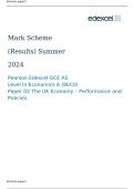 Pearson Edexcel GCE AS Level In Economics A (8EC0)