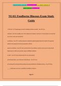 NU411 Foodborne Illnesses Exam Study Guide