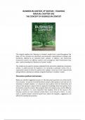 Solution Manual For Business in Context, 8th Edition by David NeedleJane Burns