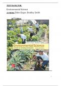 Test Bank for Environmental Science, 16th Edition by Eldon Enger || All Chapters 1-20 || Newest Edition 