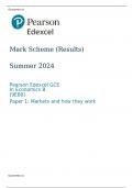 Pearson Edexcel GCE In Economics B 