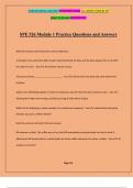 SPE 526 Module 1 Practice Questions and Answers