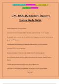 UNC BIOL 252 Exam IV Digestive System Study Guide