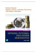 Solution manual- Options, Futures, and Other Derivatives 11th Edition -John Hull | All Chapters Included | Updated