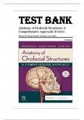 TEST BANK for Anatomy of Orofacial Structures 9th Edition by Richard W. Brand; Donald E. Isselhard, Chapters 1 - 36 | Complete Chapters