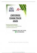 CMY2602 EXAM PACK 2025