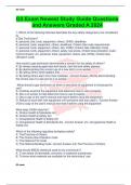 G3 Exam Newest Study Guide Questions and Answers Graded A 2024 