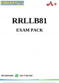 RRLLB81 Exam Pack 2024