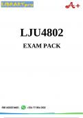 LJU4802 Exam Pack 2024