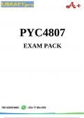 PYC4807 Exam Pack 2024