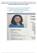 Kathleen parks case study 2024 expert review of 26 year old with severe frequent headaches i-human case analysis 