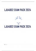 LJU4802 EXAM PACK 2024