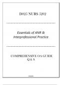 (D025 NURS 5202) Essentials of ANR & Interprofessional Practice - Comprehensive OA Guide Q & S 2024.pdf