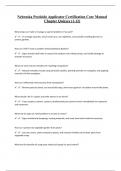 Nebraska Pesticide Applicator Certification Core Manual  Chapter Quizzes (1-12) 