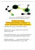   Understanding Pathophysiology Chapter 11 exam questions with answers. Mainstream smoke - Answer - smoke exhaled by a smoker  Sidestream smoke - Answer - smoke from the burning end of a cigarette, cigar, or pipe.  Environmental Tobacco Smoke - Answer - s