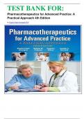 TEST BANK FOR: Pharmacotherapeutics for Advanced Practice: A Practical Approach 4th Edition by Virginia Poole Arcangelo PhD