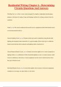 Residential Wiring Chapter 6 - Determining  Circuits Questions And Answers