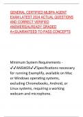 GENERAL CERTIFIED MLBPA AGENT  EXAM LATEST 2024 ACTUAL QUESTIONS  AND CORRECT VERIFIED  ANSWERS|ALREADY GRADED  A+|GUARANTEED TO PASS CONCEPTS