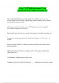 Gojet CRJ700 Limitations Exam Questions and Answers Graded A+