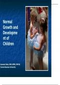 Pediatric Powerpoint: Growth and Development