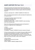 AANP AGPCNP PSI Test 1 & 2 ;Actual Exam, 2024|2025, Update Questions and Correct Answers Rated A+ _(American Academy of Nurse Practitioners Certification Board)