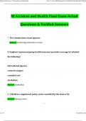 NJ Accident and Health Final Exam 2024 Questions and Verified Answers (2024 / 2025) 100% Guarantee Pass